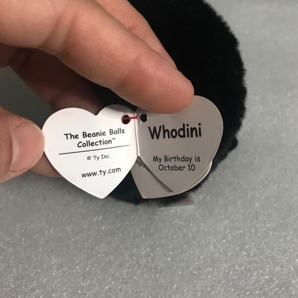 Ty Puffies (Beanie Balls) - WHODINI the 2023 Halloween Orange Owl (3 inch) - Picture 9 of 16